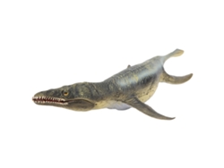 Modelo De Dinossauro Kronosaurus Amarelo Simulação Educativo Brinquedo Para Crianças