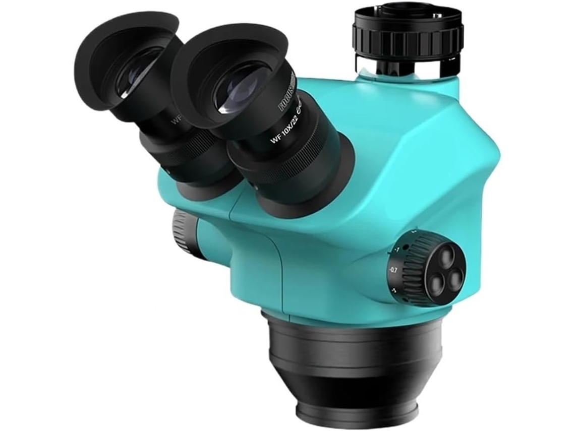 Nuevo Cabezal De Microscopio Estereoscópico Trinocular Con Zoom Continuo Y Focal Simulada De 7-50x