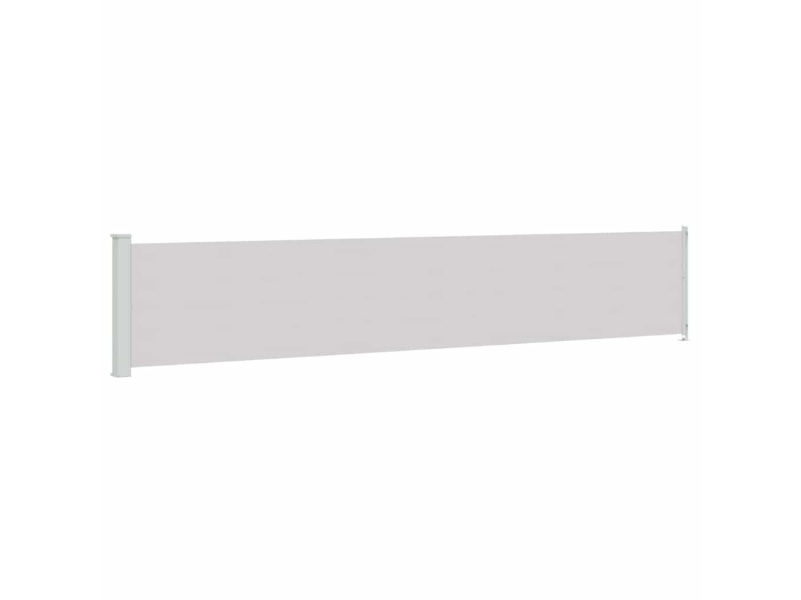Maison Exclusive - Toldo Lateral Retráctil De Jardín Gris 117x600 Cm
