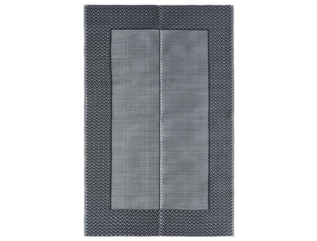 vidaXL Alfombra de exterior PP gris 160x230 cm