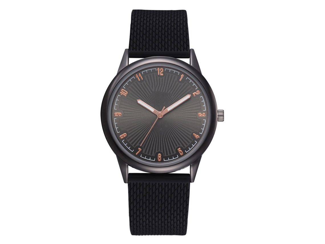 Reloj De Cuarzo Vansvar Para Mujer, Correa Estrecha De Piel Sintética, Con Esfera Azul Informal.