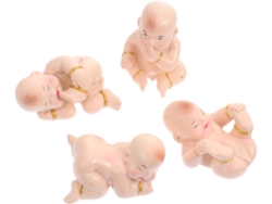 4 Figuras Infantiles En Miniatura De Resina Para Decoración De Mesas Y Paisajes (psicología)