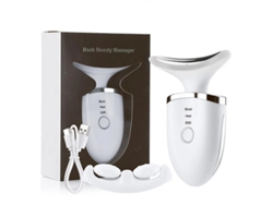 Masajeador facial y de cuello, masajeador facial eléctrico con 3 modos, 45 °C, para reafirmar la piel y el cuello, Bestvite