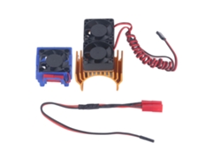 Ventilador de radiador para motor Traxxas Slash 4x4 VXL 5v - Dorado
