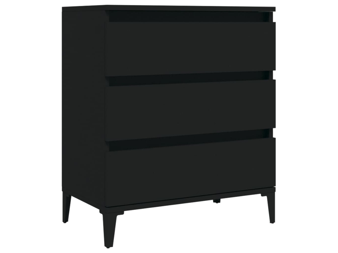 Aparador 60x35x70 cm Derivados de Madera Negro MAISON EXCLUSIVE