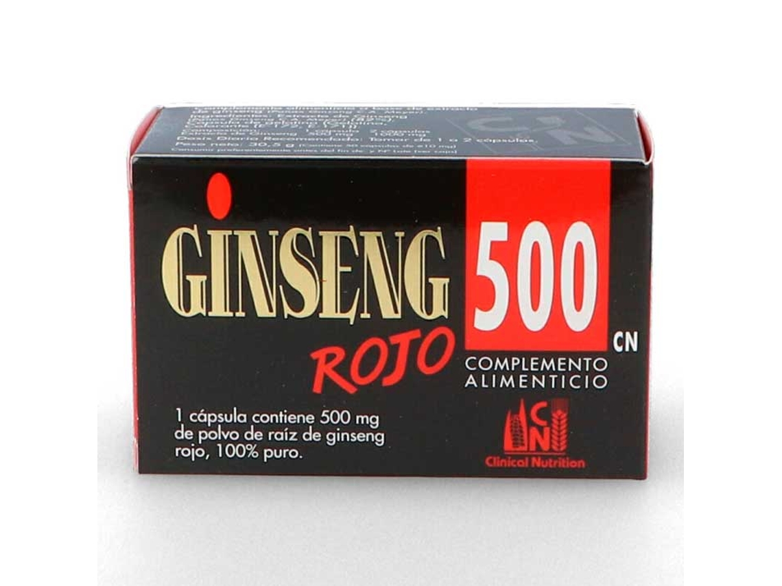 Complemento Alimentar NUTRISPORT CLINICAL Ginseng Rojo 500 Cn