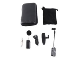 Microfone Sem Fio EOOCOO para palco, captação de condensador Lavalier
