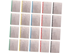 100 Protectores De Documentos Transparentes Perforados, Libres De Ácido.