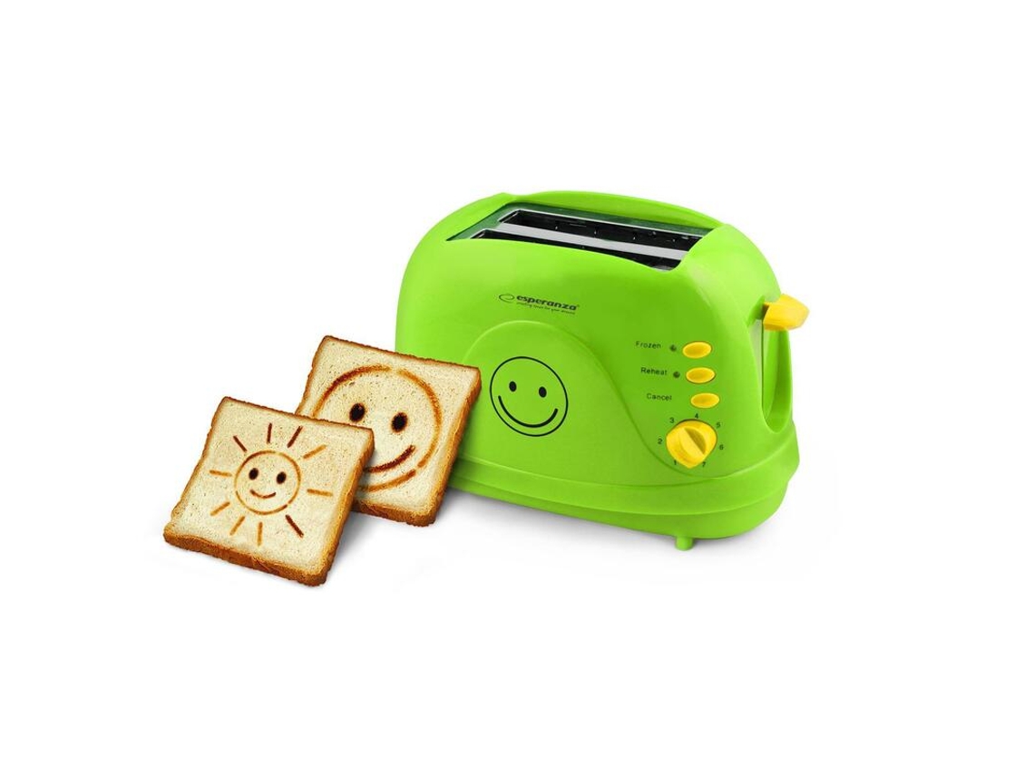 Tostadora esperanza smiley ekt003 (750w  blue color)