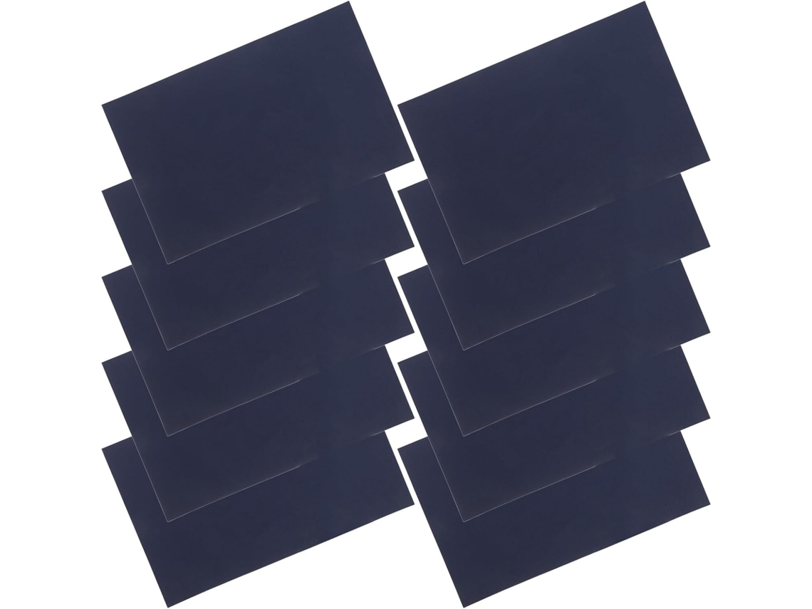 Kit De Encuadernación Para Libros Antiguos Con Cubiertas De Cartón Grueso Azul Oscuro.
