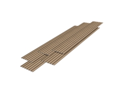 Set de 20x paneles de pared 3D Borger 195x30 cm - Efecto Roble Claro NEU.HOLZ