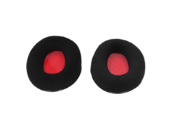 Almofadas De Substituição Para Fones Hyperx Cloud Ii Khx-hscp Orelhas Confortáveis Pu+espuma Vermelho Texturizado