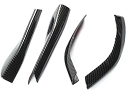 Adhesivo Decorativo Para La Base Del Espejo Lateral Coche, Fabricado En Fibra De Carbono Abs, Mustang 2015