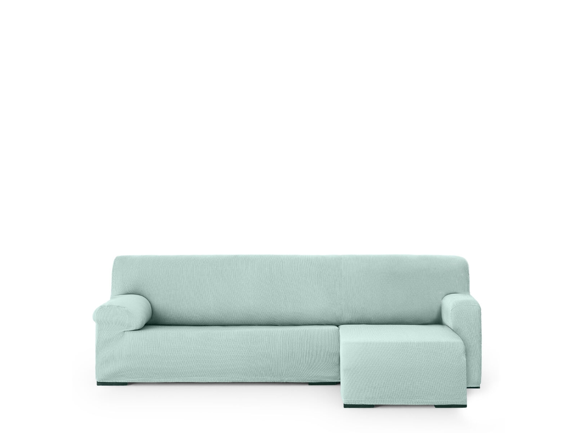 Funda para chaise longue de brazo corto derecho EYSA ULISES Aguamarina 110 x 110 x 310 cm