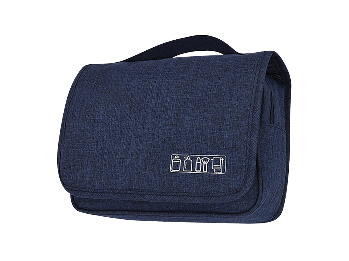 Neceser de maquillaje e higiene para mujer, color azul (capacidad para 1 unidad)