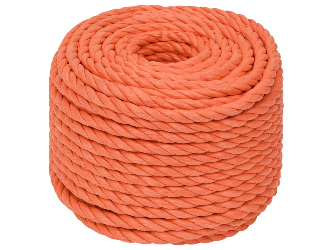 Cuerda De Trabajo Polipropileno Naranja 10 Mm 50 M