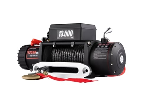Polipasto Eléctrico con Cuerda Sintética 13500 Libras 12V