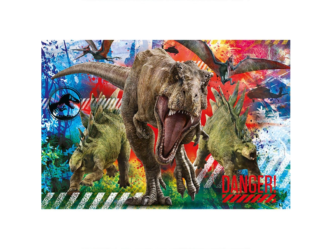 Puzzle 2D CLEMENTONI Quebra-cabeça jurassic world maxi