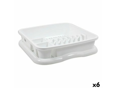 Escurridor para Fregadero Evan DEM Evan Blanco 37 x 34,5 x 8 cm (6 Unidades)