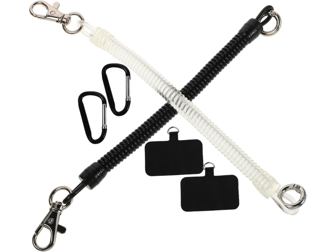 Juego De 2 Correas De Muñeca Para Teléfono Móvil Con Cordón Retráctil Ajustable.