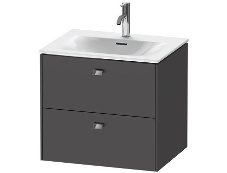Mueble DURAVIT Brioso bajo lavabo montado en la pared 62,0 x 47,9 cm 2 cajones incl. recorte de sifón y delantal para lavabo Viu 234463