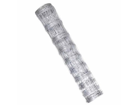 Malla anudada 120x9x15 galvanizada rollo 100m