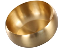 Tazón De Latón Chapado En Oro Té, Accesorio Fácil Limpiar Banquetes Y Fiestas, Funcional.