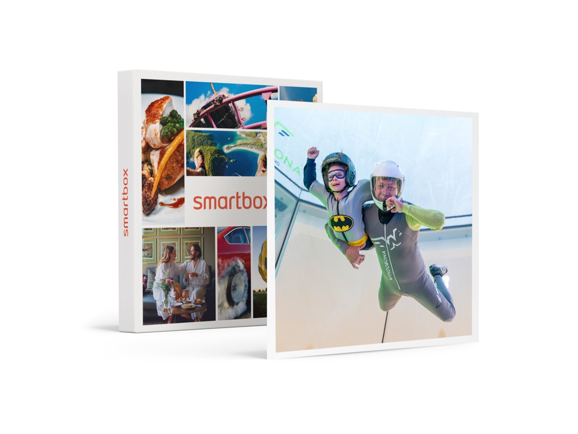 Caja Regalo SMARTBOX 2 vuelos en túnel de viento para 1 niño en Madrid