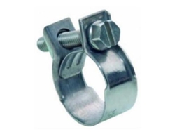 Abrazadera con tornillo 14x15 zincado caja 100