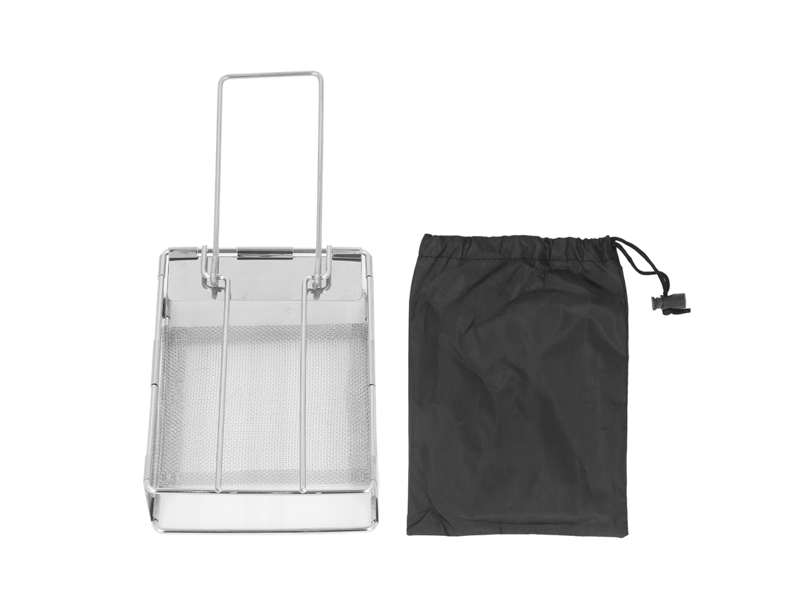 Tostadora Plegable, Acero Inoxidable 304, Versátil, Mini, Portátil, Para Pan, Salchichas, Camping, Picnics, Uso Al Aire Libre.