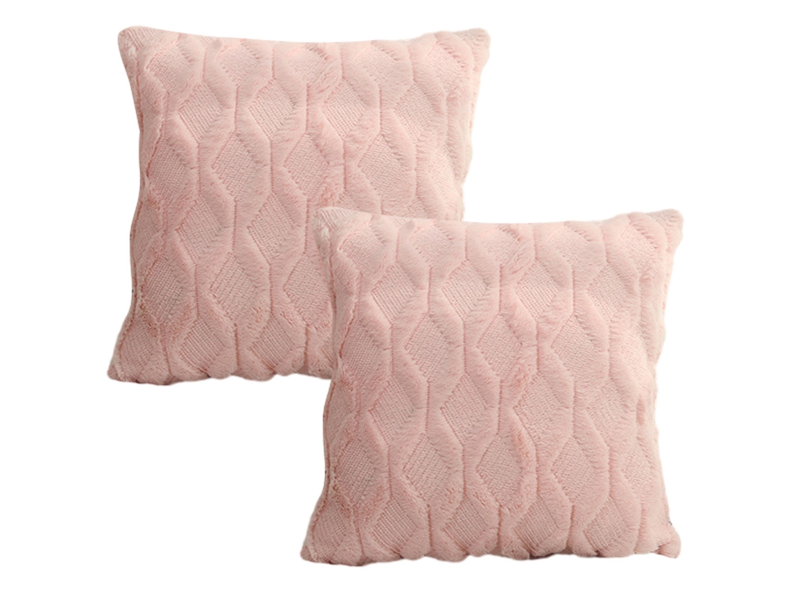 Juego De 2 Fundas De Almohada De Terciopelo Polar