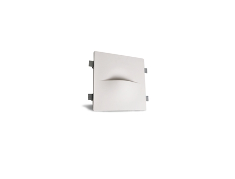 Aplique de Pared Integración Escayola/Pladur para Bombilla LED G9 Corte 403x403 mm