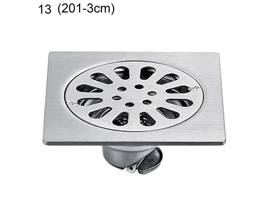 Desagüe De Piso Universal De Acero Inoxidable Anti-reflujo Resistente Duradero Para Baño Y Ducha 13
