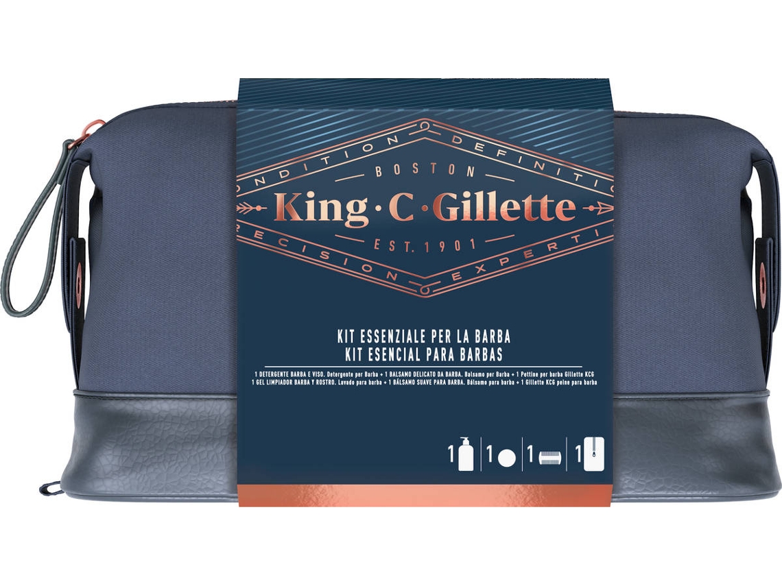 Cofre KING C. GILLETTE Gel de Lavado (350 ml) Worten.es