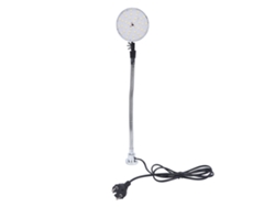 Lámpara de trabajo LED de 30 cm con brazo flexible y base magnética para taller industrial/enchufe europeo