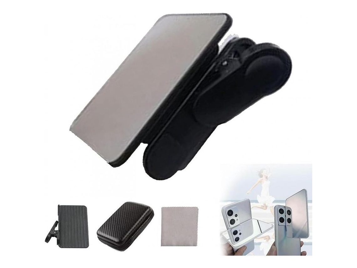 Kit De Espejo Con Clip Para Cámara De Teléfono Móvil, Reflejo Para Selfies, Accesorio De Fotografía Móvil Mmo