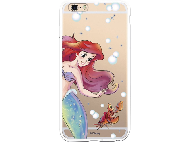 Carcasa iPhone 6 Plus, 6s Plus DISNEY Ariel y Sebastián Multicolor