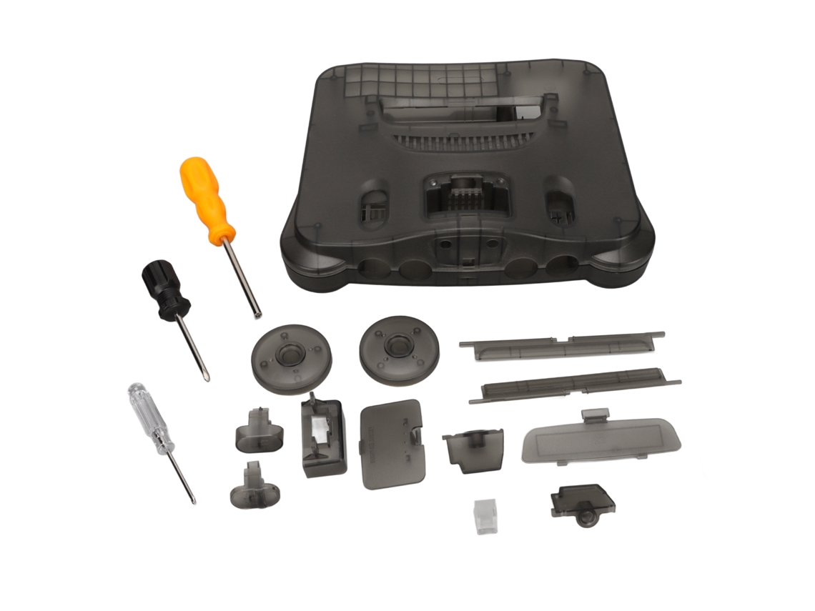 Capa Translúcida De Substituição Para Console De Jogos Retrô N64 Case Shell Transparente Abs