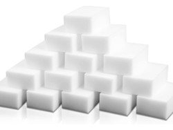 Paquete De 100 Esponjas De Melamina Extra Gruesas Y Duraderas A Granel Almohadillas Limpiadoras De Espuma Para Fregar Con Potencia Para Múltiples Su