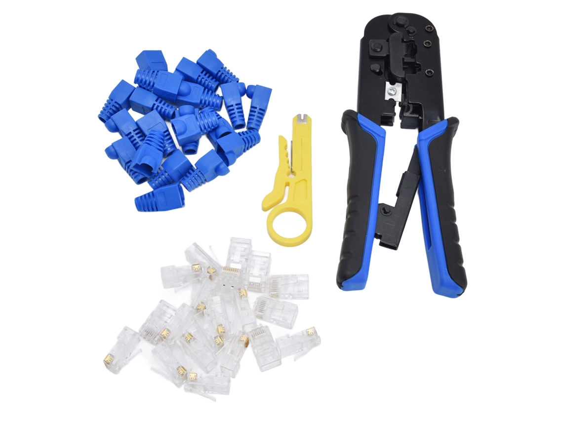Cortacables De Red Rj11/45 Con Trinquete, Kit De Herramientas Para Cortar Cables