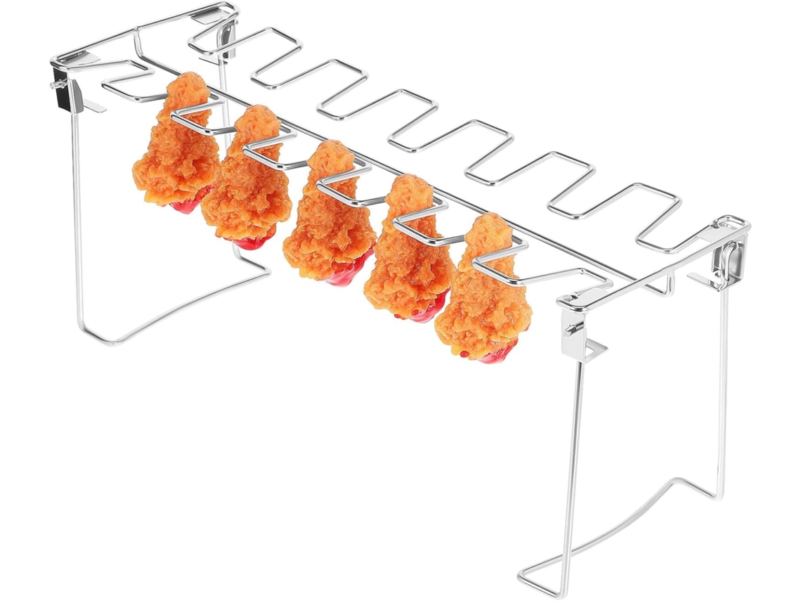 Soporte Plegable De Acero Inoxidable Para Muslos De Pollo 14