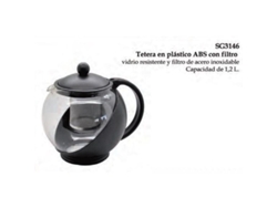 Tetera con filtro 1,2 litros 3146