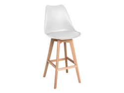 DUDECOR Taburete Helsínquia Blanco