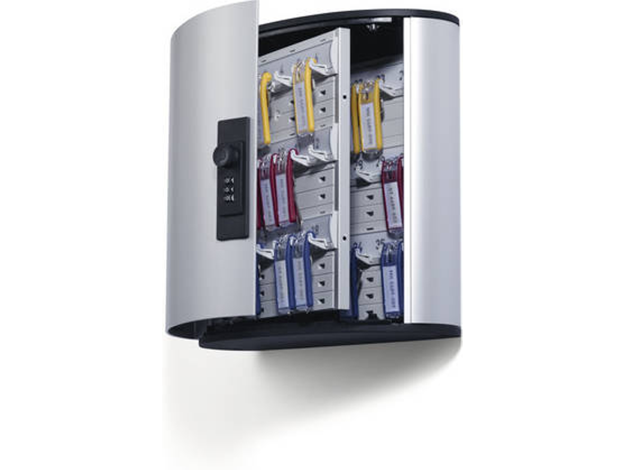 Llavero DURABLE Key Box 36 Code Plateado (302x280x118mm - Aluminio)