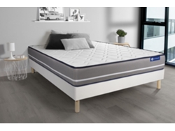 Somier Actilatex Pur Multiláminas Zonas ACTISOM Espuma con memoria Blanco (120x190)