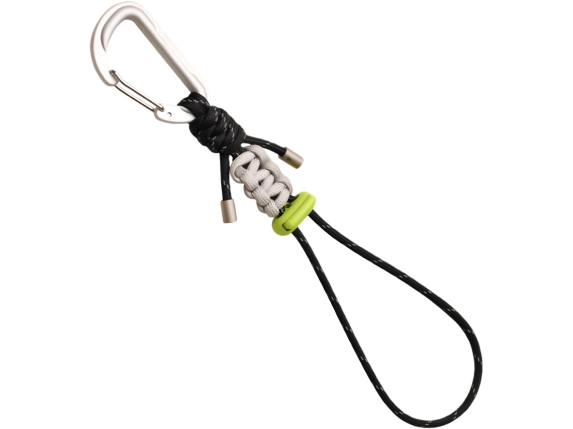 Cordón para llaves | Correa de mochila de paracord con mosquetón, cordón con silbato para hombre y mujer, botella de agua Slowmoose