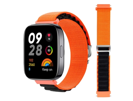 Correa Xiaomi Redmi Watch 3 Naranja y Negro