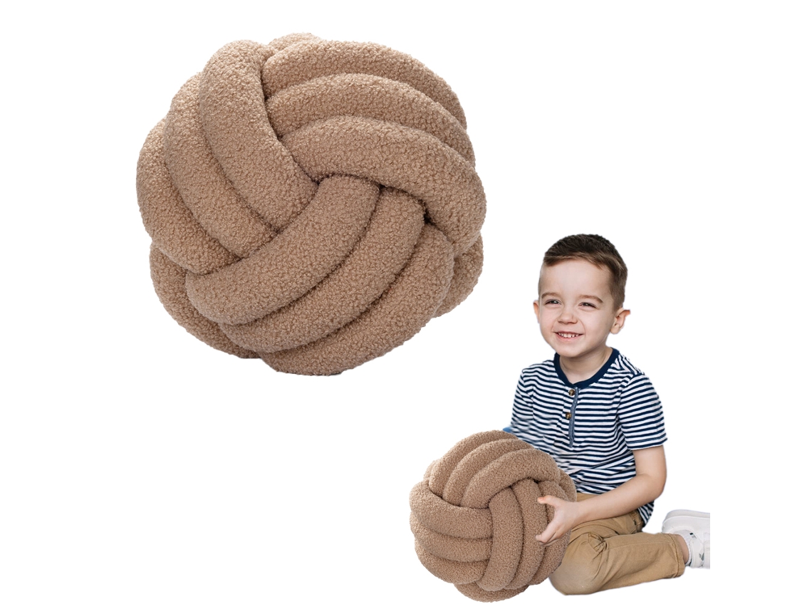 Cojín De Punto Hecho A Mano, Rollo De Cachemira, Decoración De Sofá