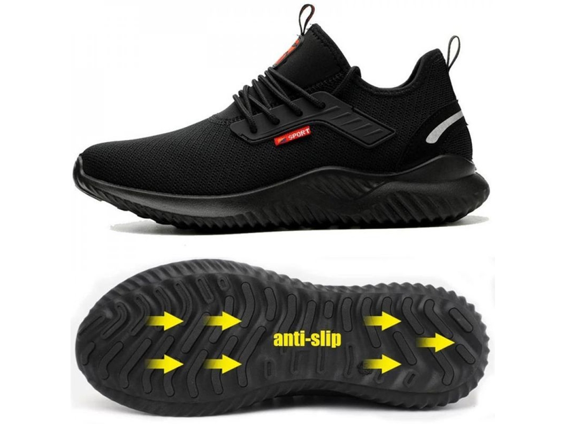 Zapatos De Seguridad Para Hombre Con Puntera De Acero, Antiaplastamiento, Ligeros, Antipenetración, Zapatillas De Trabajo Indestructibles.