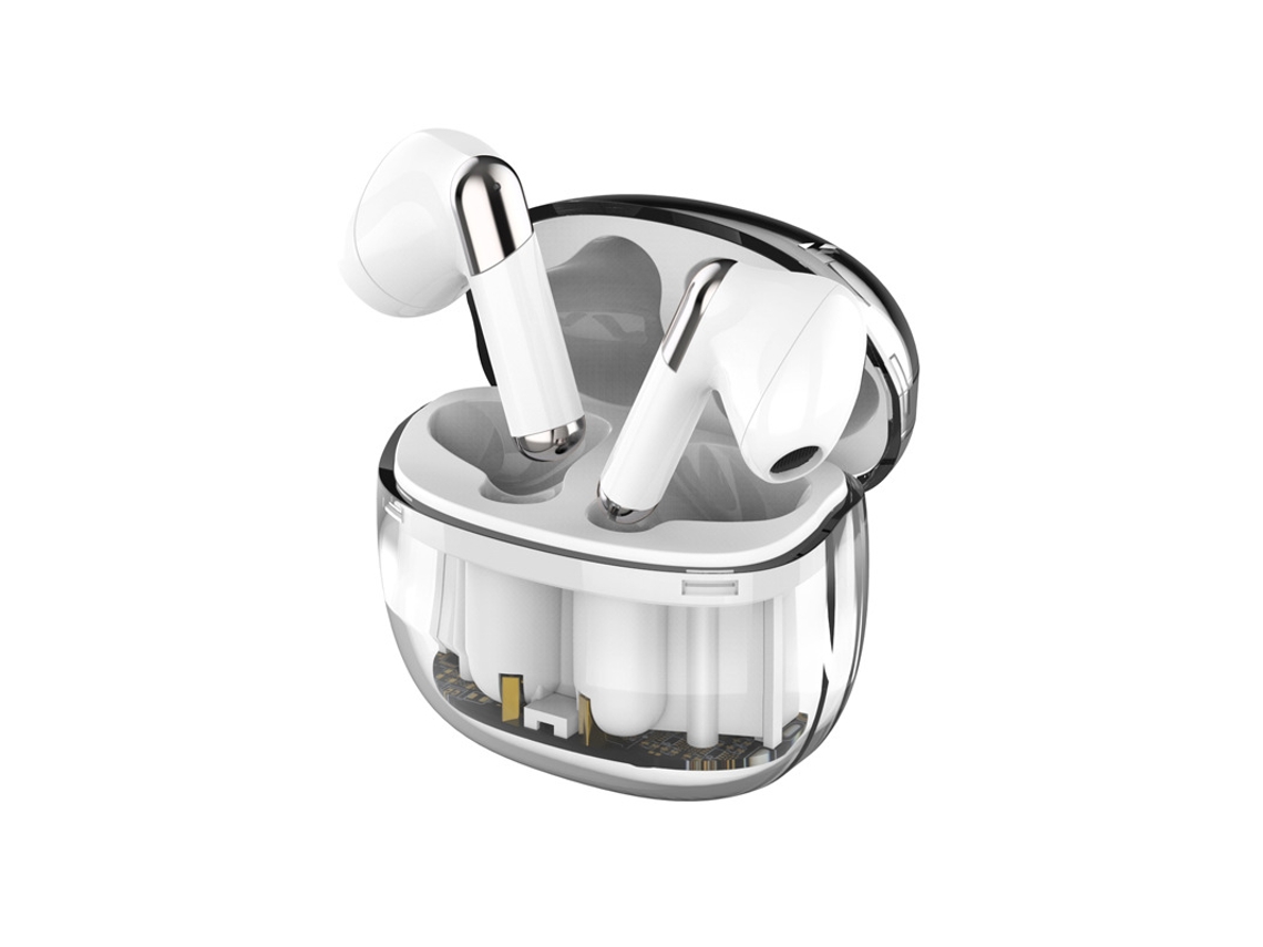 Auricular Bluetooth, Bluetooth 5.3, Batería De Larga Duración, Sonido Estéreo Hifi, Blanco